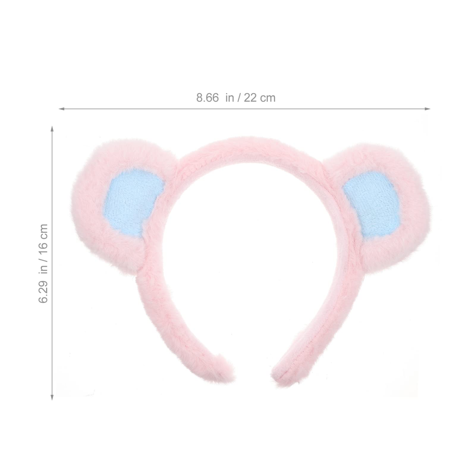 FOMIYES Bear Ear Headband for Women & Girls - Handmade Fabric Animal Hair Accessories for Halloween, Christmas, and Costume Parties - Cute & Comfortable Hair Hoop for Dress-Up and Cosplay