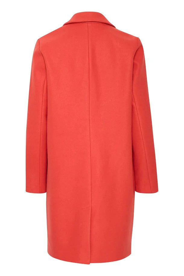 Juliette Coat for Women - Elegant Cranberry Wool Blend Winter Coat | Perfect for Office, Date Nights & Holiday Parties