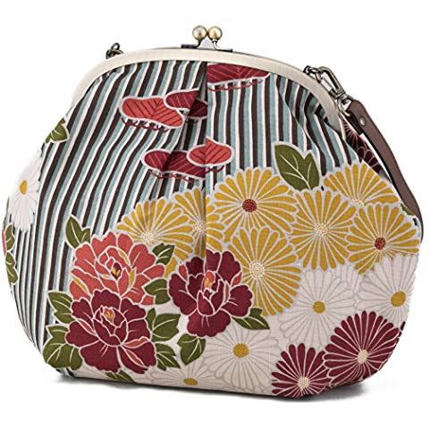 Large Size / Retro Flower Blue