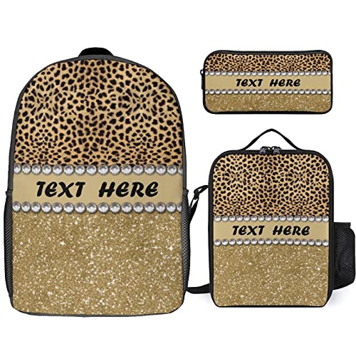 Golden Leopard Glitter Pattern