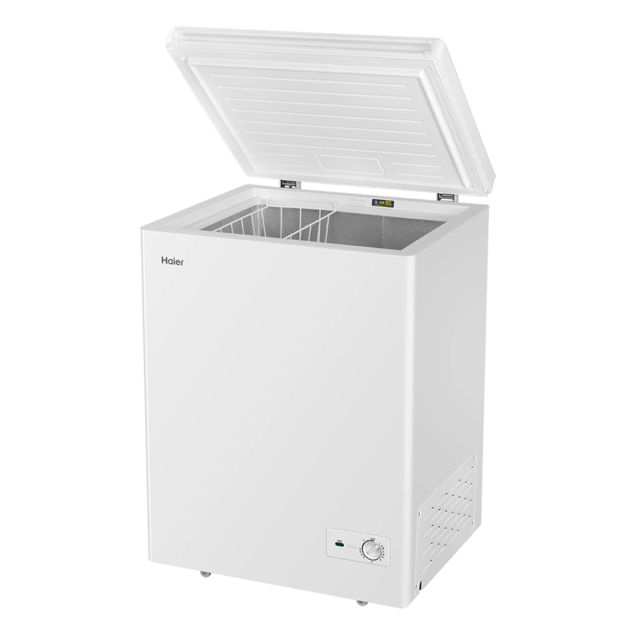 Haier BC/BD 142GHDT 142L Single Temperature Frost Chest Freezer - Compact Deep Freezer for Home, Garage, or Restaurant Use - Ideal for Frozen Food Storage & Bulk Meal Prep