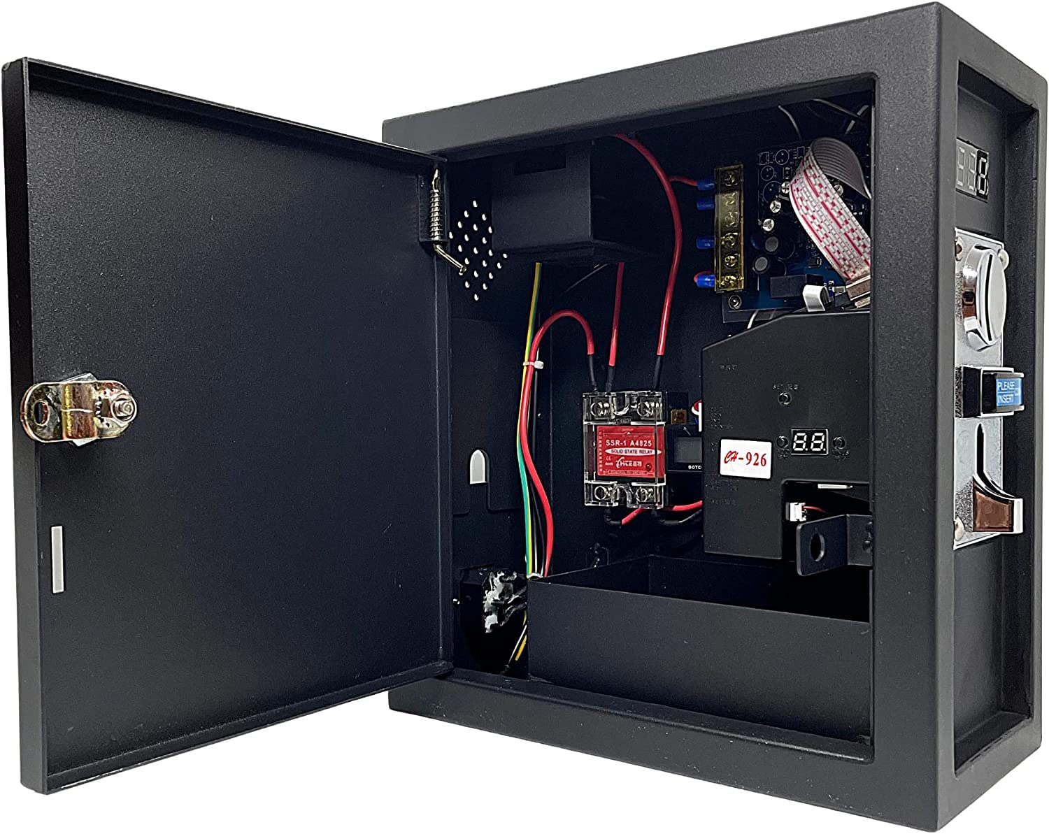 Sintron ST-002 110V Coin Operated Timer Power Control Box - For Vending Machines, Gaming Arcades, Massage Chairs & Car Wash Systems | Durable Timer Switch for Laundromats, Charging Stations & Electronic Devices | Perfect for Commercial Use in Arcades, Salons & Self-Service Facilities