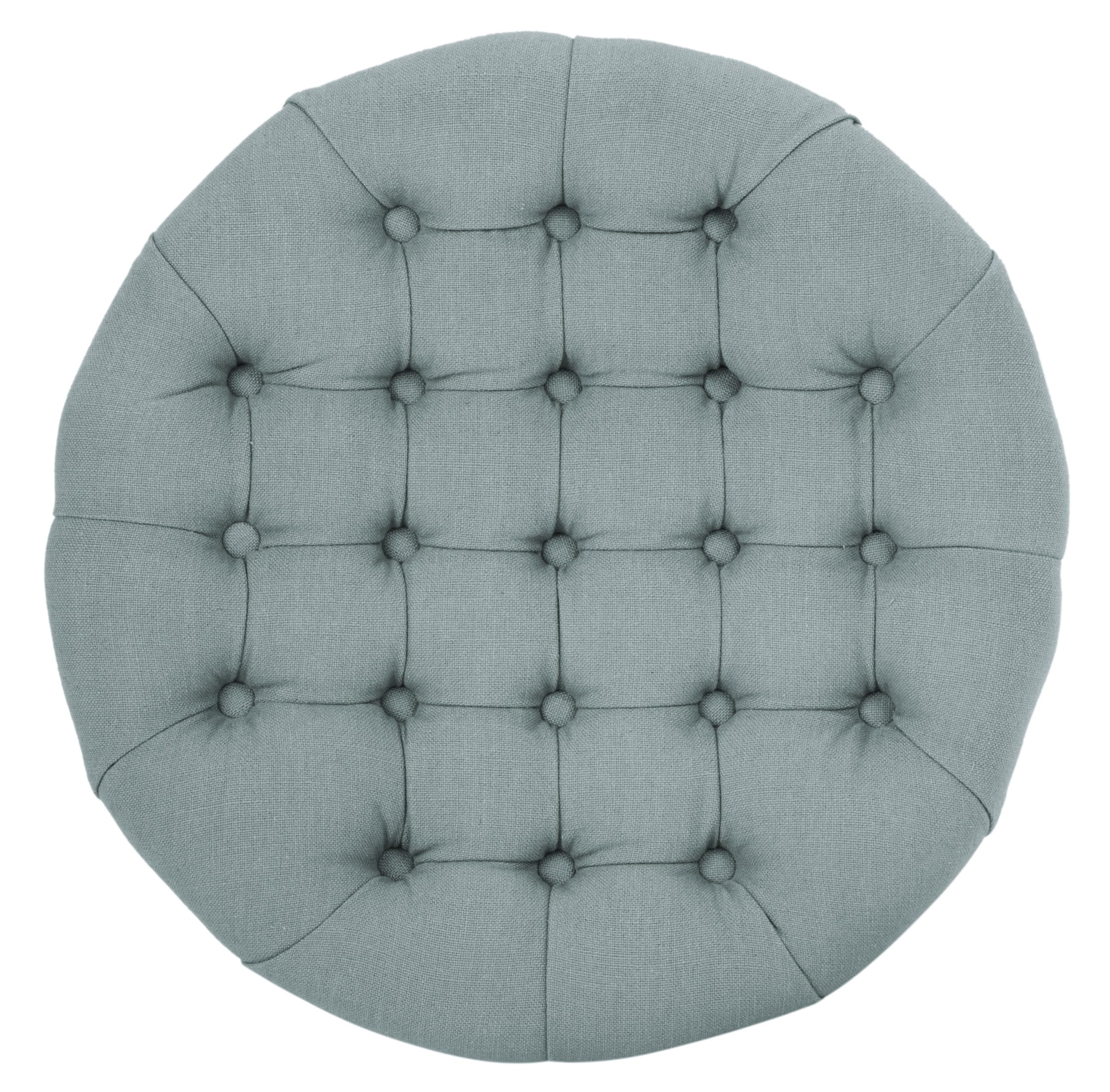 Safavieh Mercer Collection Vanessa Storage Ottoman - Upholstered Bench with Storage, Tufted Design, Versatile for Living Room, Bedroom & Entryway