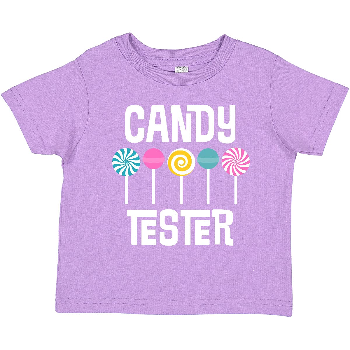 Inktastic Candy Tester Cute Sweets Toddler T-Shirt - Soft Cotton Kids Tee for Birthday Parties & Family Outings
