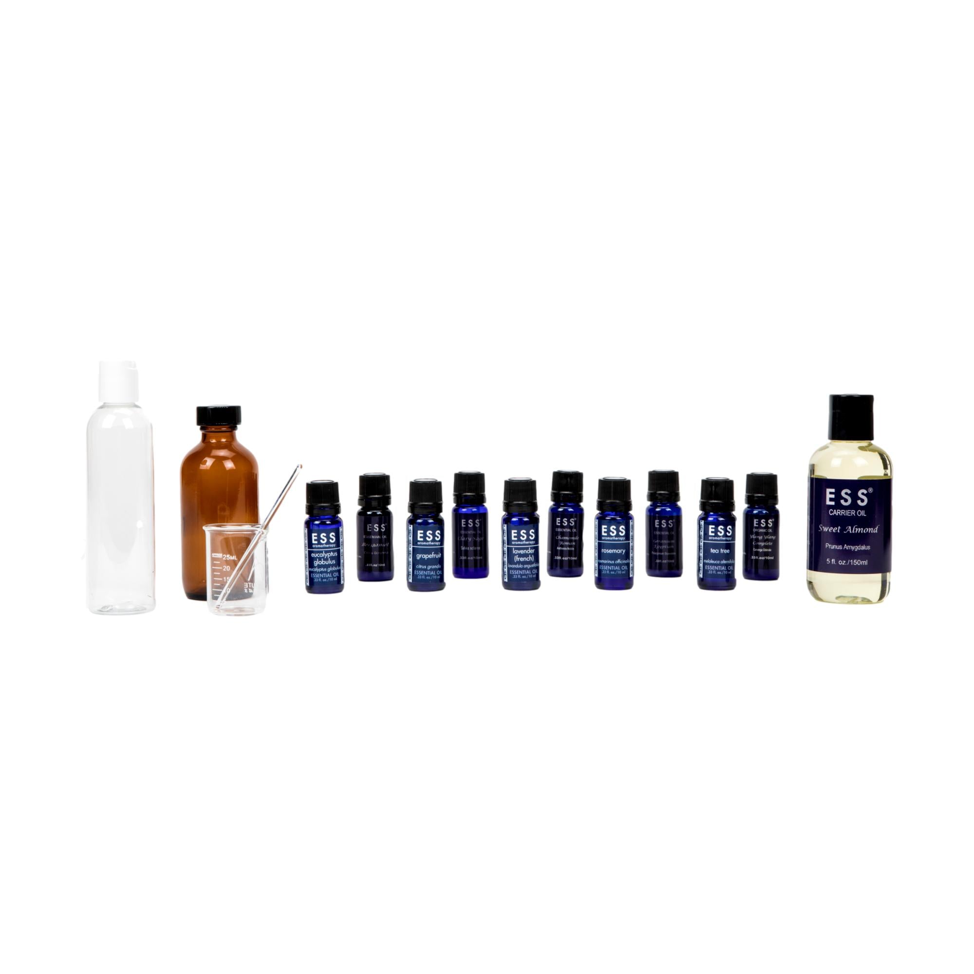ESS Aromatherapy Starter Kit - Essential Oil Diffuser Set with 6 Premium Oils for Relaxation, Sleep & Stress Relief | Perfect for Home, Office & Spa Use