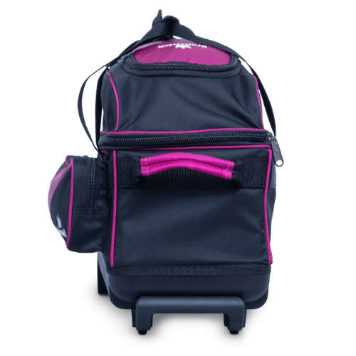 Brunswick Zone Double Roller Raspberry Bowling Bag - Durable & Stylish Bowling Gear for Men & Women - Perfect for League Play, Tournaments & Casual Bowling