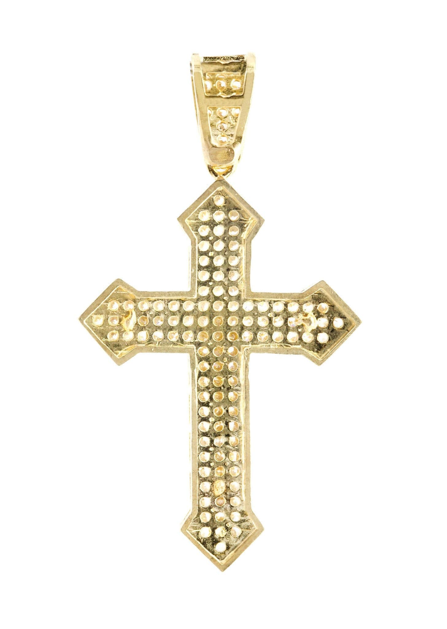 10K Gold Cross Pendant Necklace for Women & Men - 4.5 Grams Solid Gold Religious Jewelry - Perfect for Baptism, First Communion, Confirmation & Everyday Wear