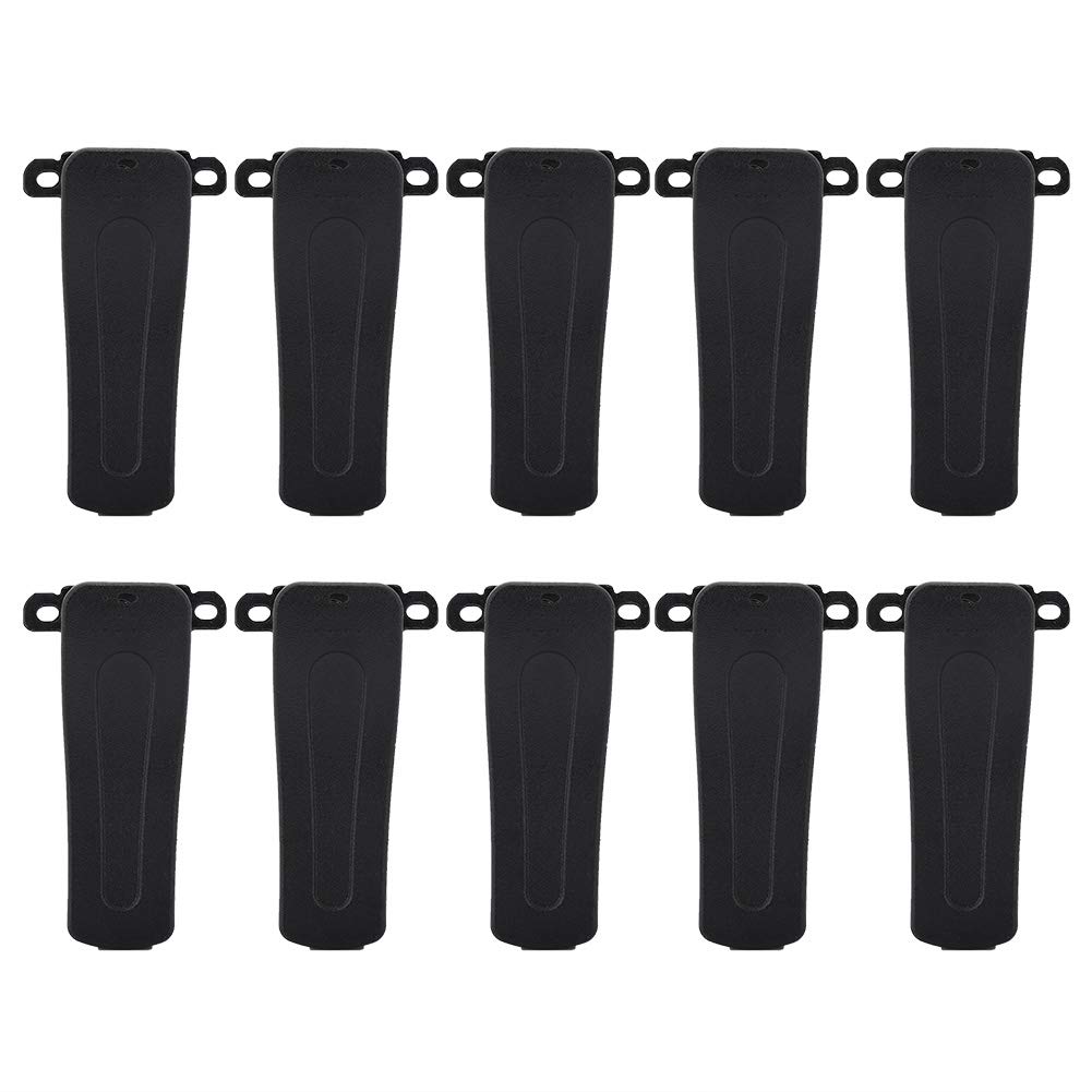 Original Retevis H777 Belt Clip - 10 Pack | Secure Radio Holder for Walkie Talkie | Perfect for Outdoor Adventures, Construction Sites & Emergency Communication