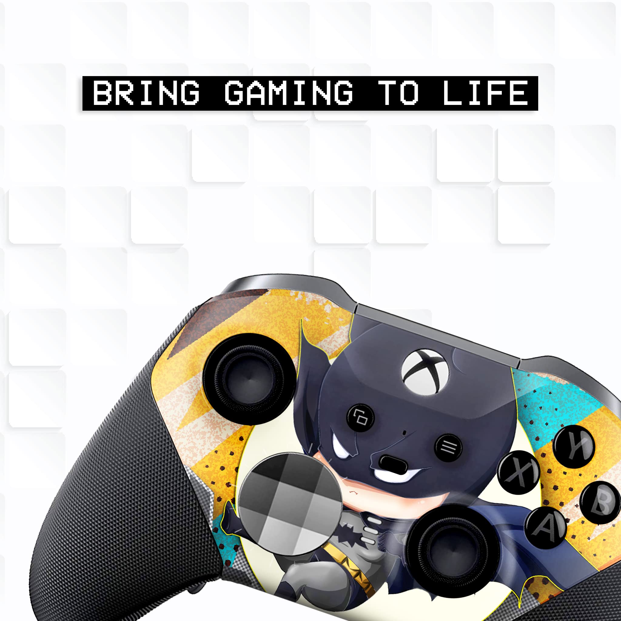 Custom Baby Batman Vengeance Wireless Controller for Xbox Elite Series 2 - Compatible with Xbox One/Series X/S - Premium Water Transfer Printed Design (Not a Skin) - Perfect for Gaming Enthusiasts and Batman Fans