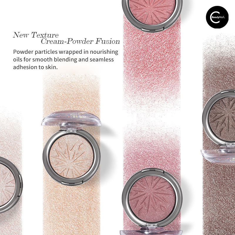 CCSHEER Starlight Highlighter & Sculpting Powder - Face Contouring Makeup for Cheekbones & Nose - Perfect for Night Out & Photo Shoots