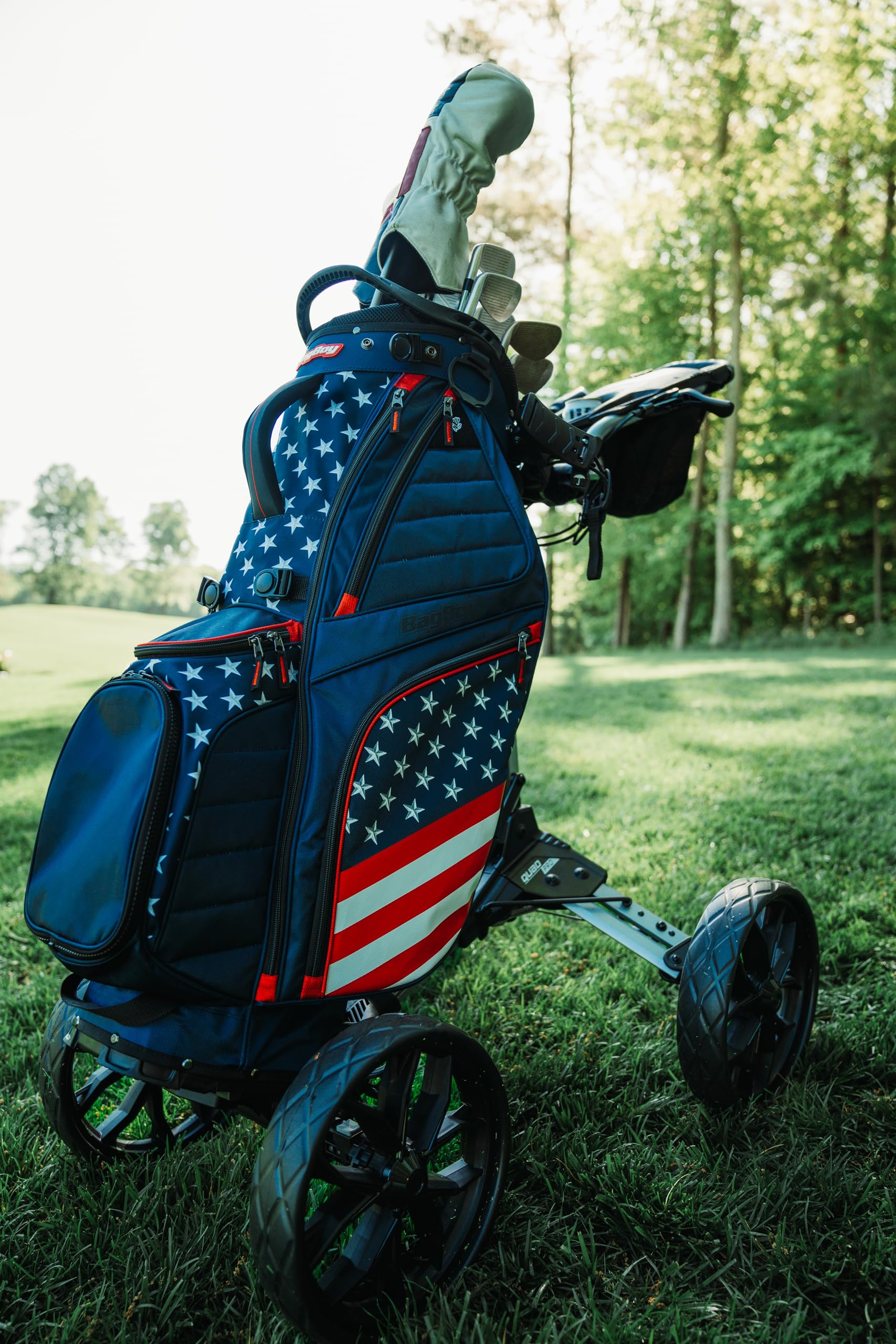 Bag Boy HB-14 Hybrid Golf Stand Bag - Lightweight & Durable Golf Bag with 14-Way Divider - Perfect for Course Play & Driving Range Practice