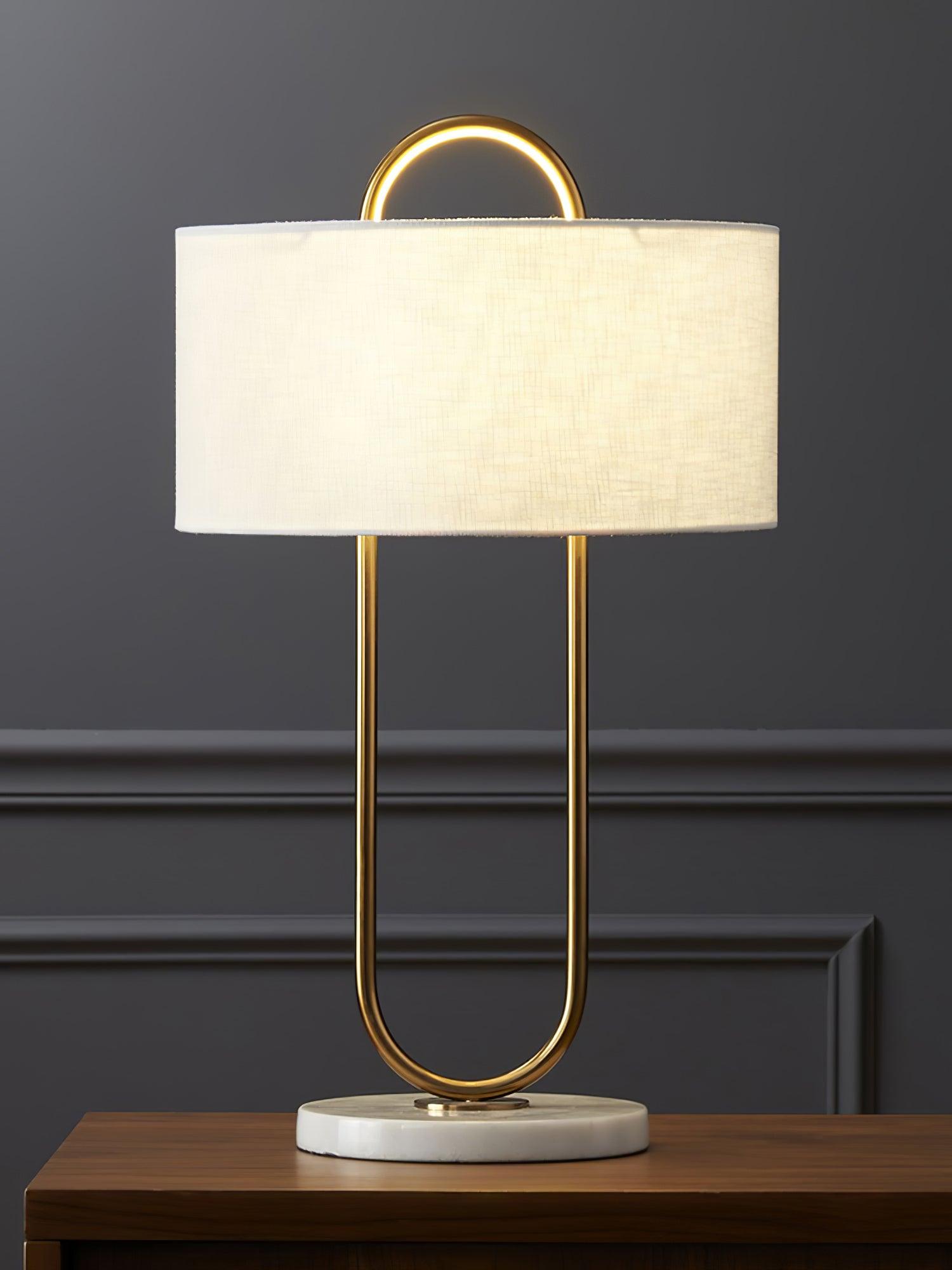Warner Table Lamp - Modern LED Bedside Lamp with USB Port, Adjustable Brightness for Bedroom, Living Room, and Office | Perfect for Reading, Working, and Relaxing