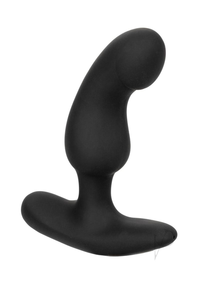 Rechargeable Curved Silicone Anal Plug - Black | Anal Toys for Men & Women | Perfect for Solo Play & Couples Exploration