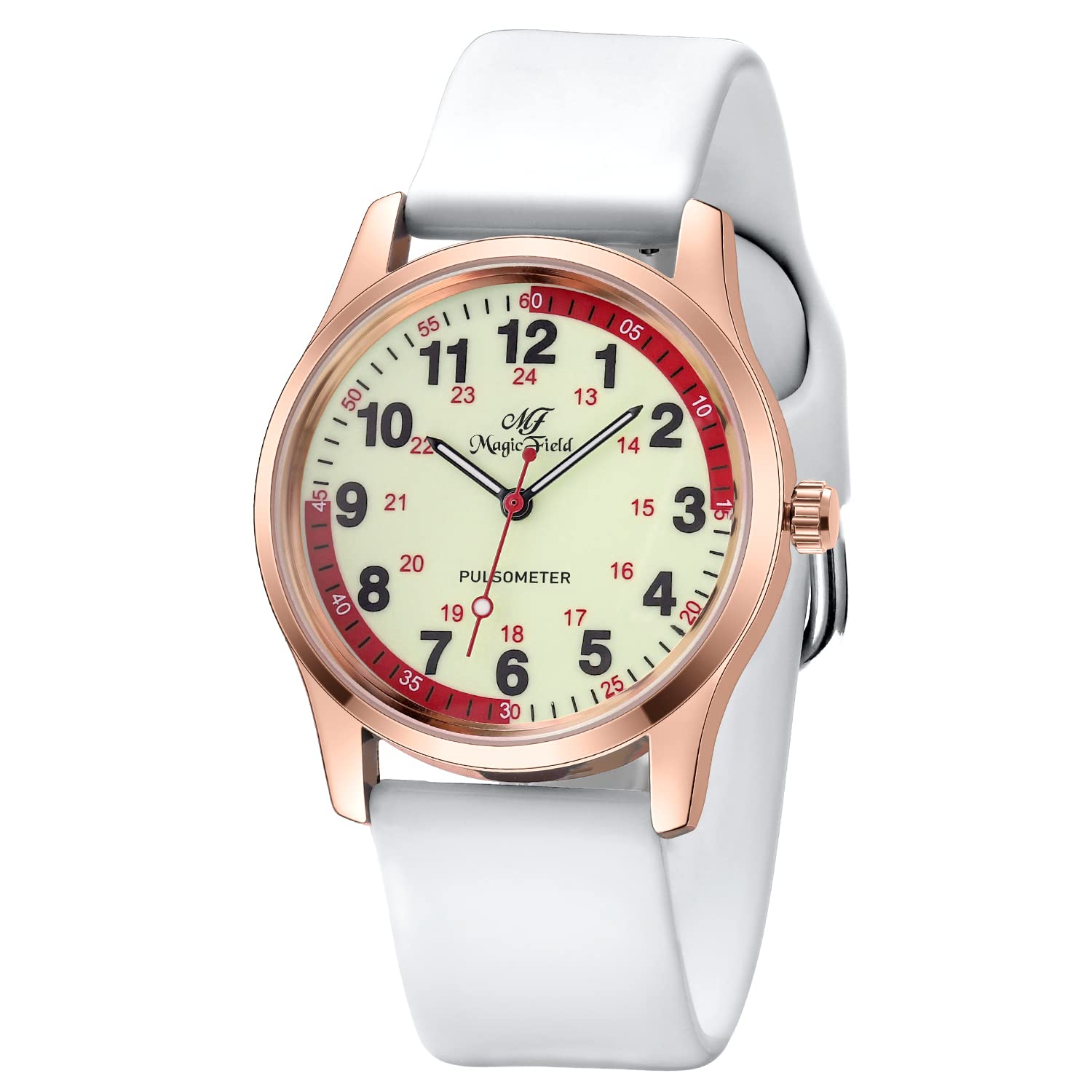 Professional Nurse Watch for Women - Waterproof Medical Watch with Second Hand & Luminous Display - Easy to Read 24-Hour Military Time - Perfect for Nurses, Doctors & Healthcare Workers - Ideal for Hospital Shifts, Medical Training & Night Duty