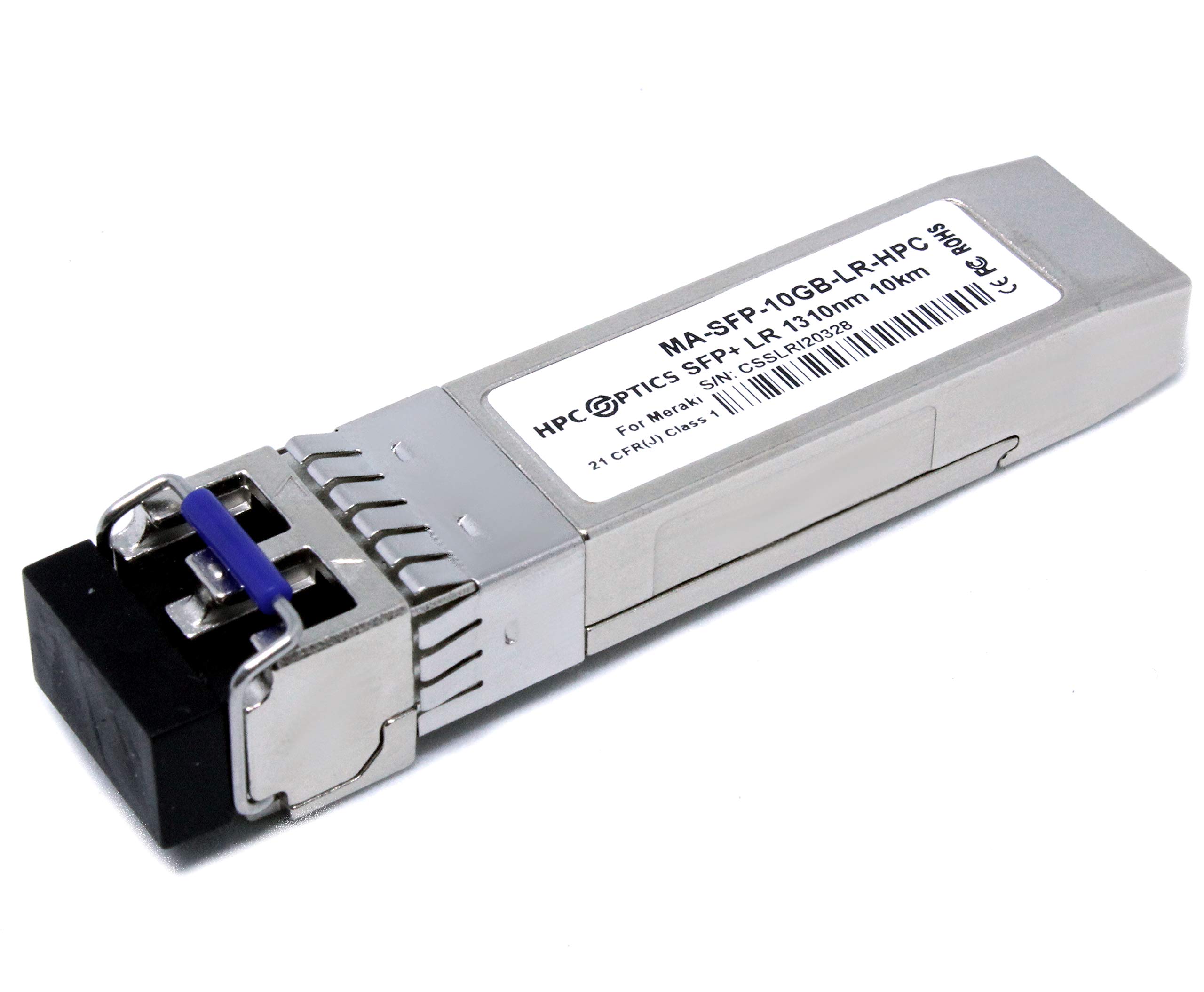 Compatible with Meraki MA-SFP-10GB-LR 10GBASE-LR SFP+ Transceiver | 10G-LR SMF 1310nm MA-SFP-10GB-LR-HPC | High-Speed Network Connectivity for Data Centers & Enterprise Networks