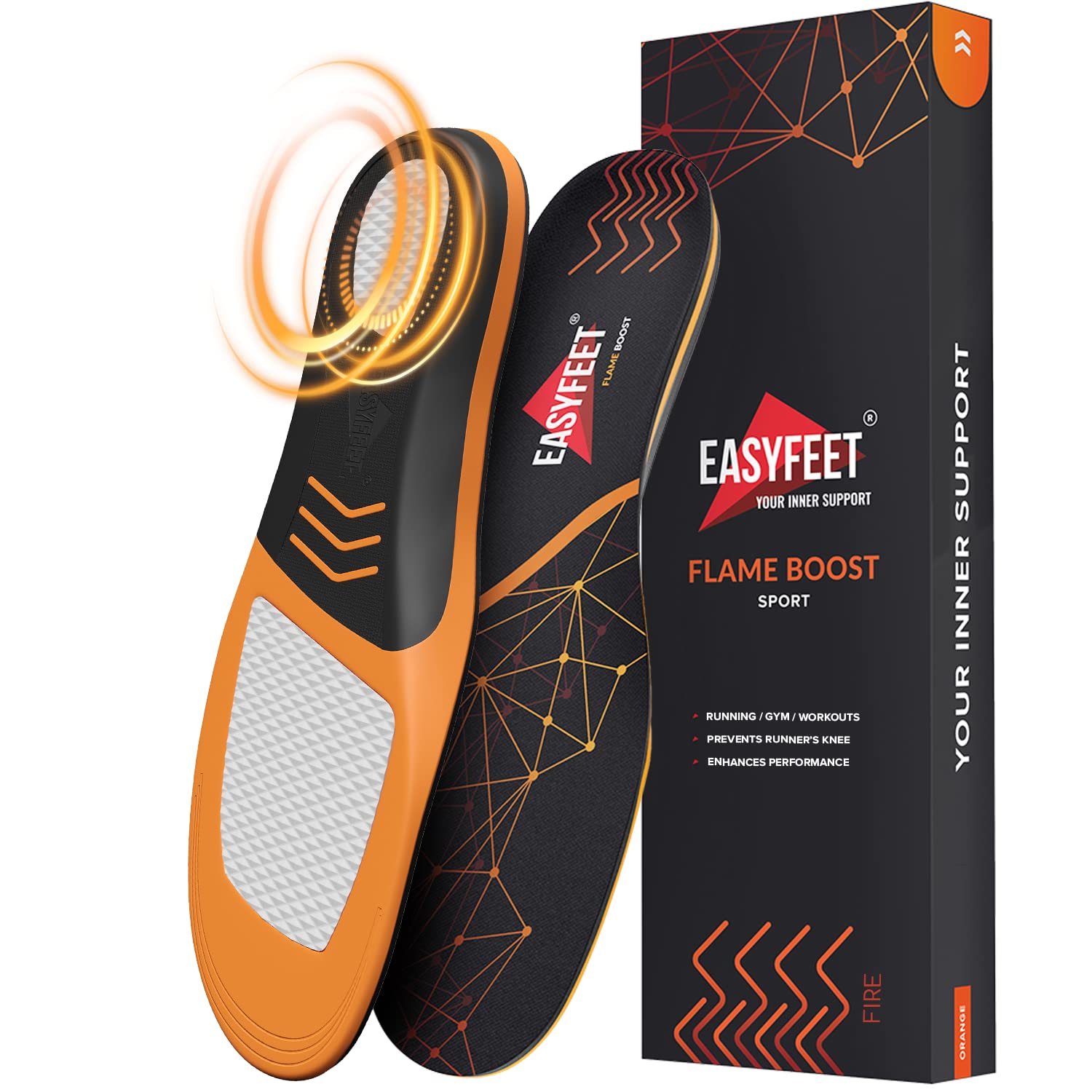 2023 New Sport Athletic Shoe Insoles for Men & Women - Orthotic Comfort & Extra Shock Absorption Inserts - Ideal for Running, Walking, Training, Hiking & Hockey - Perfect for Sneakers & Active Sports Shoes | Enhance Performance & Reduce Foot Fatigue