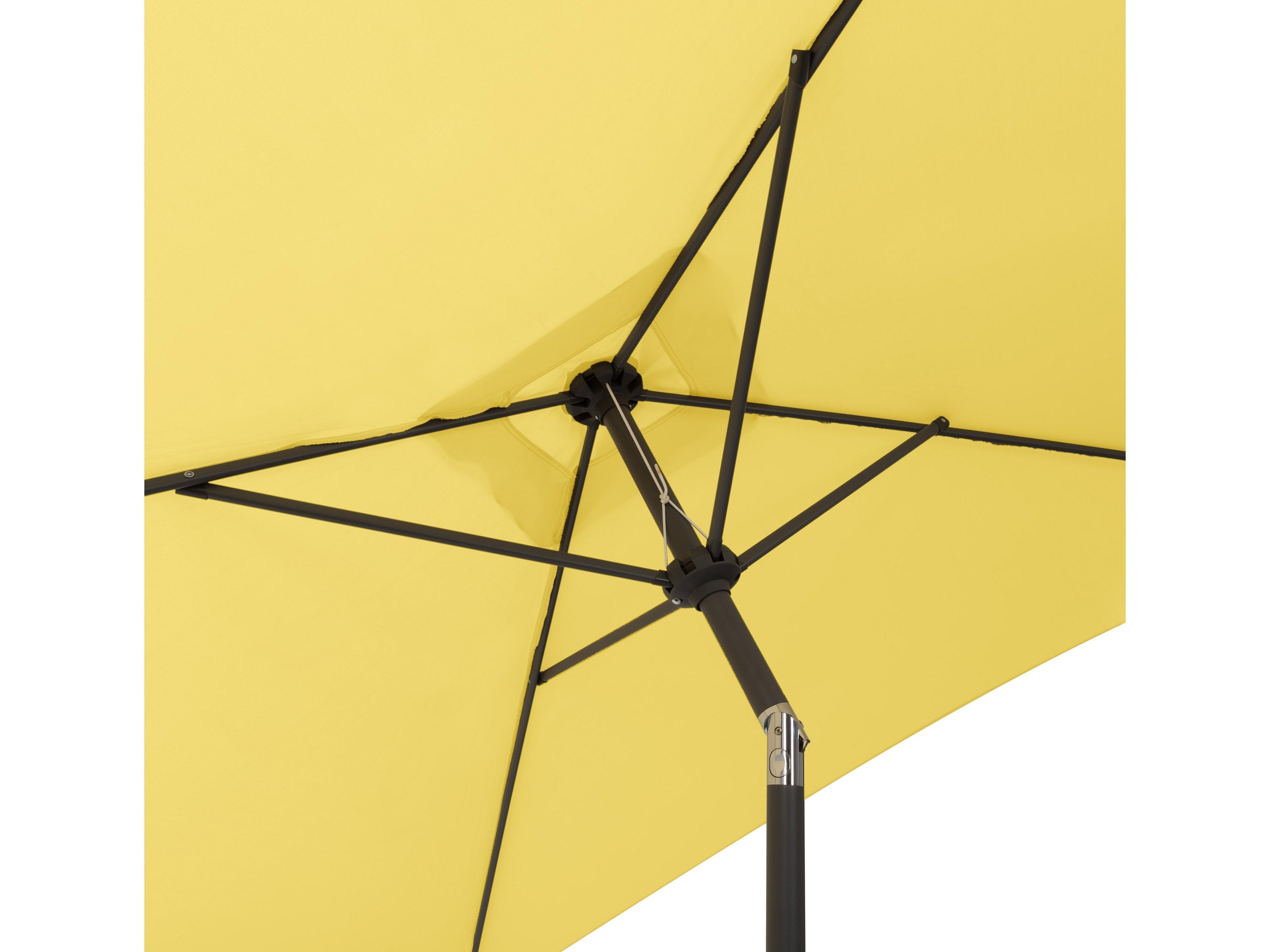 9ft Yellow Square Patio Umbrella - UV Protection Outdoor Sun Shade for Pool, Garden, and Backyard Relaxation