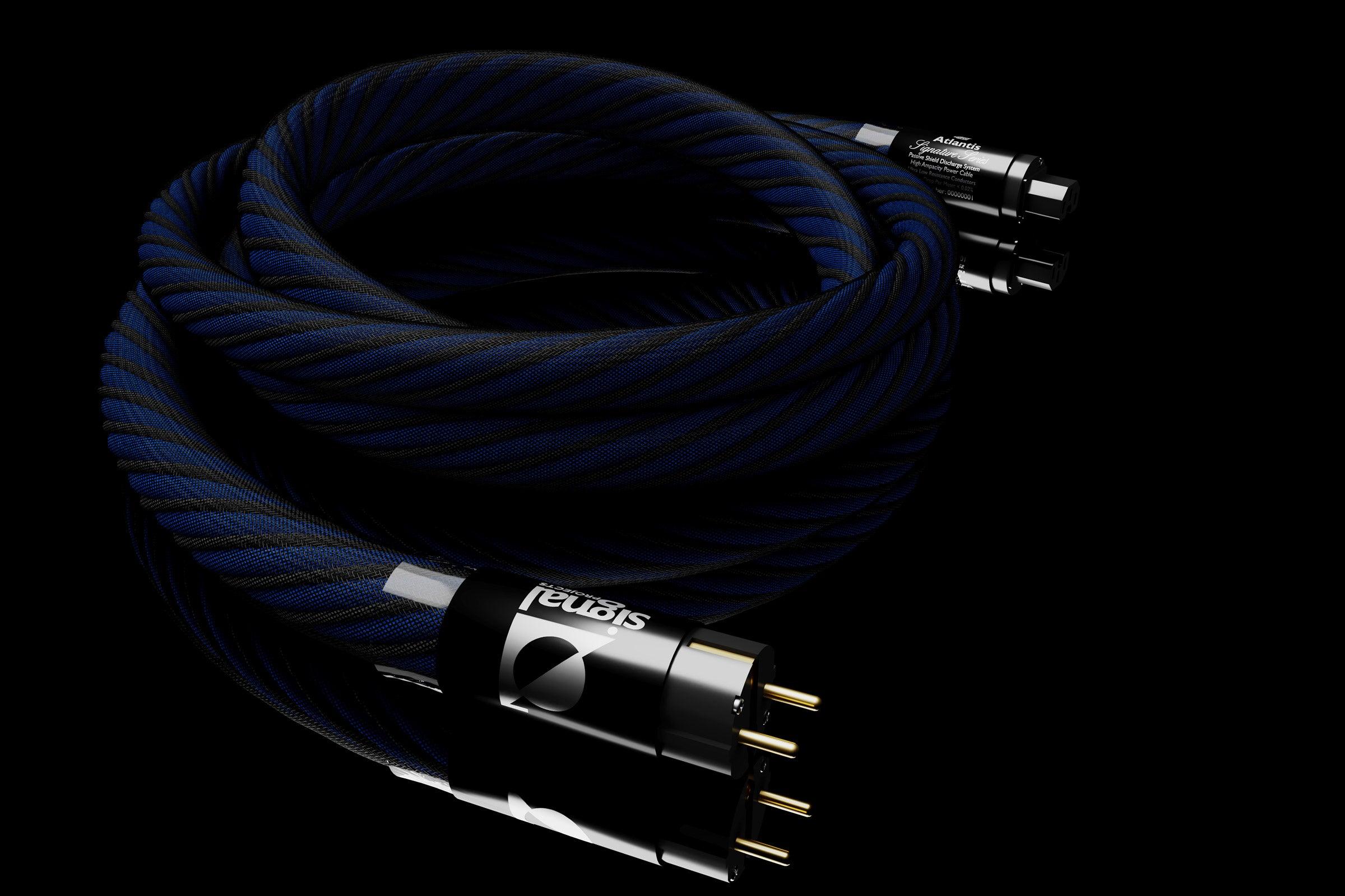 Signal Projects Atlantis Power Cable - High-Quality EU Power Cord for Professional Audio Equipment | Perfect for Studio, Stage, and Live Performance Setups