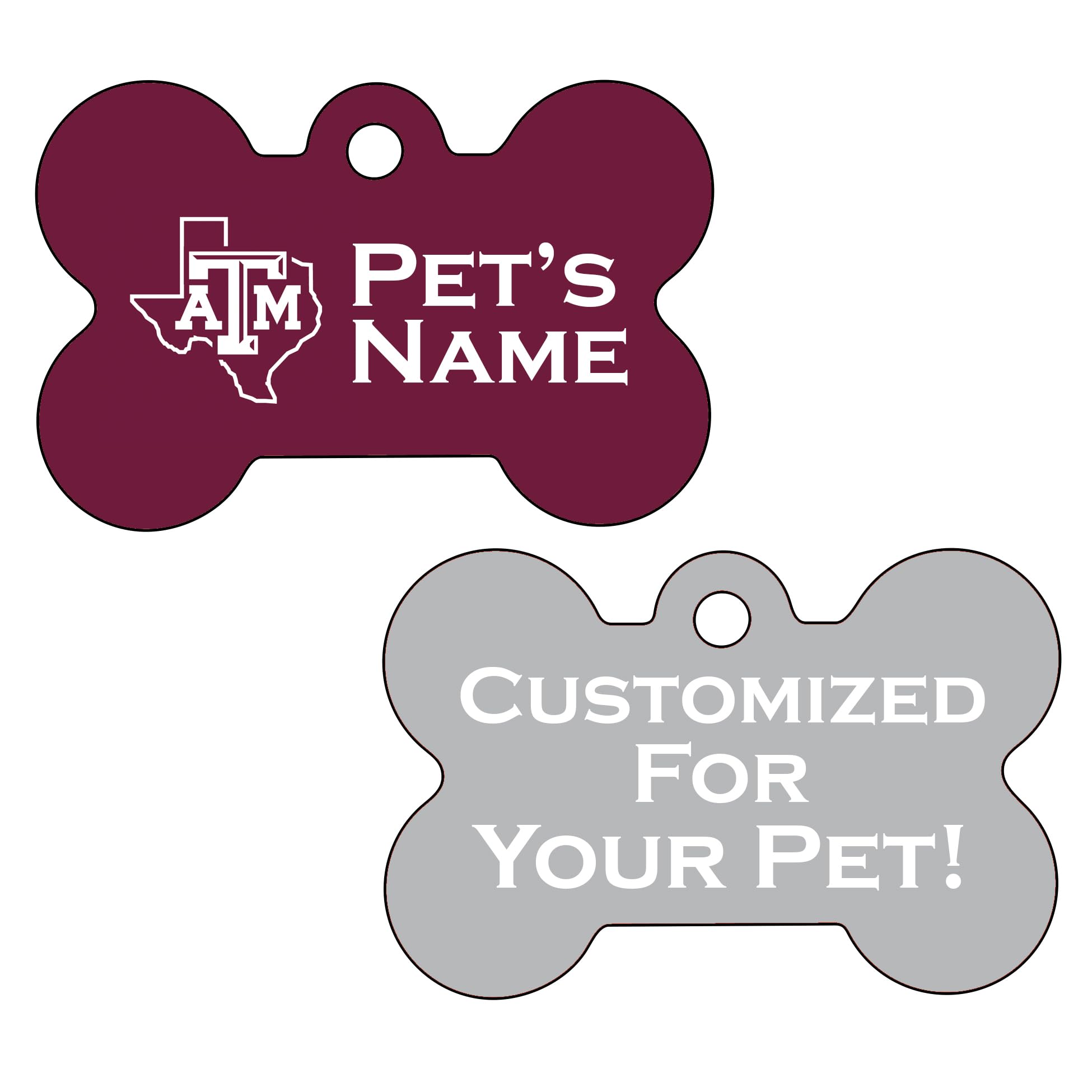 Personalized Pet ID Tag - Officially Licensed Custom Engraved Dog & Cat Name Tags - Perfect for Collars, Harnesses & Travel Accessories