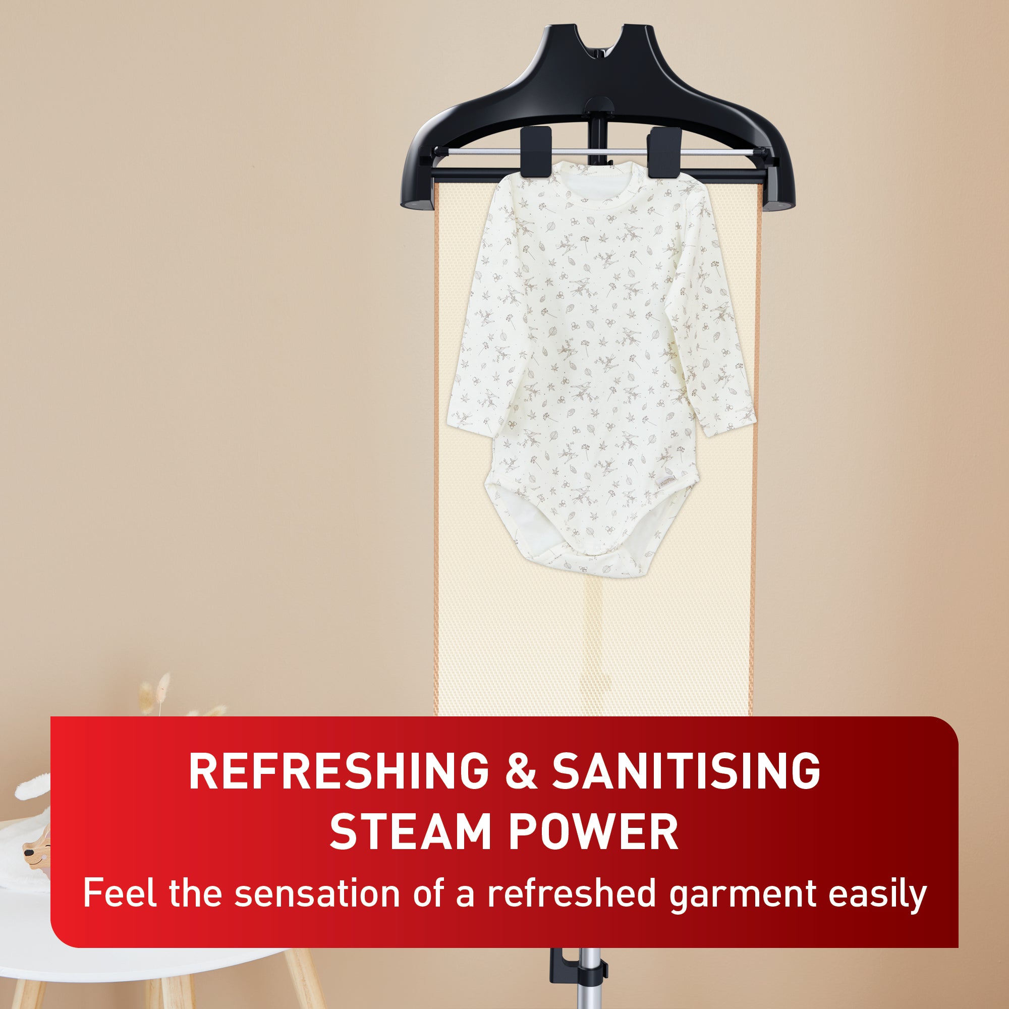 Tefal Pro Style One IT3480 Upright Garment Steamer - Powerful Steam Iron for Clothes, Drapes & Home Fabrics | Perfect for Travel, Weddings & Professional Use