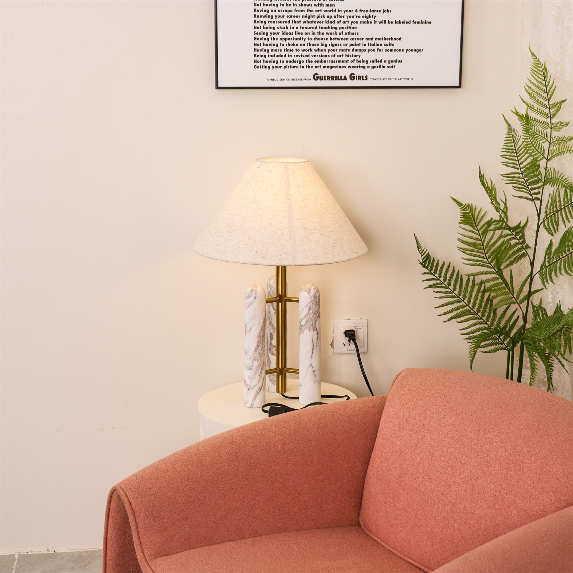 Lloyd Modern Table Lamp - Adjustable Brightness LED Desk Lamp for Home Office, Bedroom & Living Room | Perfect for Reading, Working & Relaxing