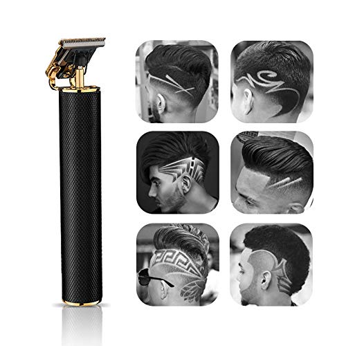 Professional Hair Clippers for Men - USB Rechargeable Electric Barber Clippers with Metal Body & Lithium Battery, Fast Charging Hair Cutting Machine (Silver) - Perfect for Home Haircuts, Salon Styling & Beard Trimming
