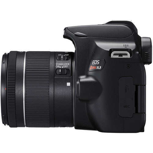 Canon EOS Rebel SL1/250D (SL3) DSLR Camera with 18-55mm Lens & Accessory Bundle - Includes 2x 32GB Class 10 SD Cards - Perfect for Travel Photography, Vlogging, and Beginners