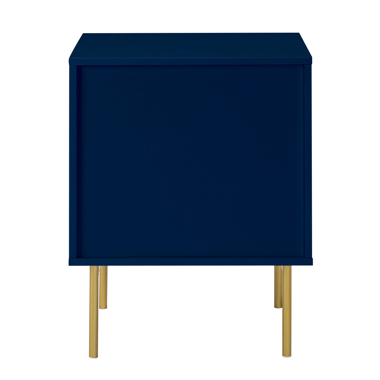Modern Nightstand with Two Drawers - Nahuel Bedside Table with Optional Styles for Bedroom, Living Room & Guest Room - Sturdy Wooden End Table with Storage for Home Decor