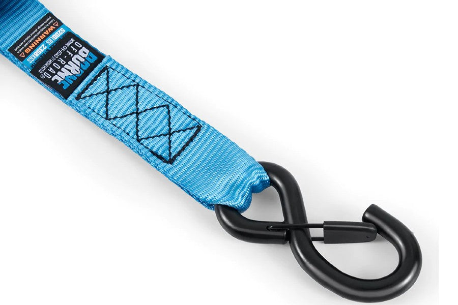 Borne Heavy Duty Ratchet Tie Down Straps (2 Pack) - 1,500 lbs Break Strength, 27 ft Length - Secure Cargo for Trucks, Trailers, Motorcycles & ATVs - Durable Blue Webbing with Reinforced Hooks