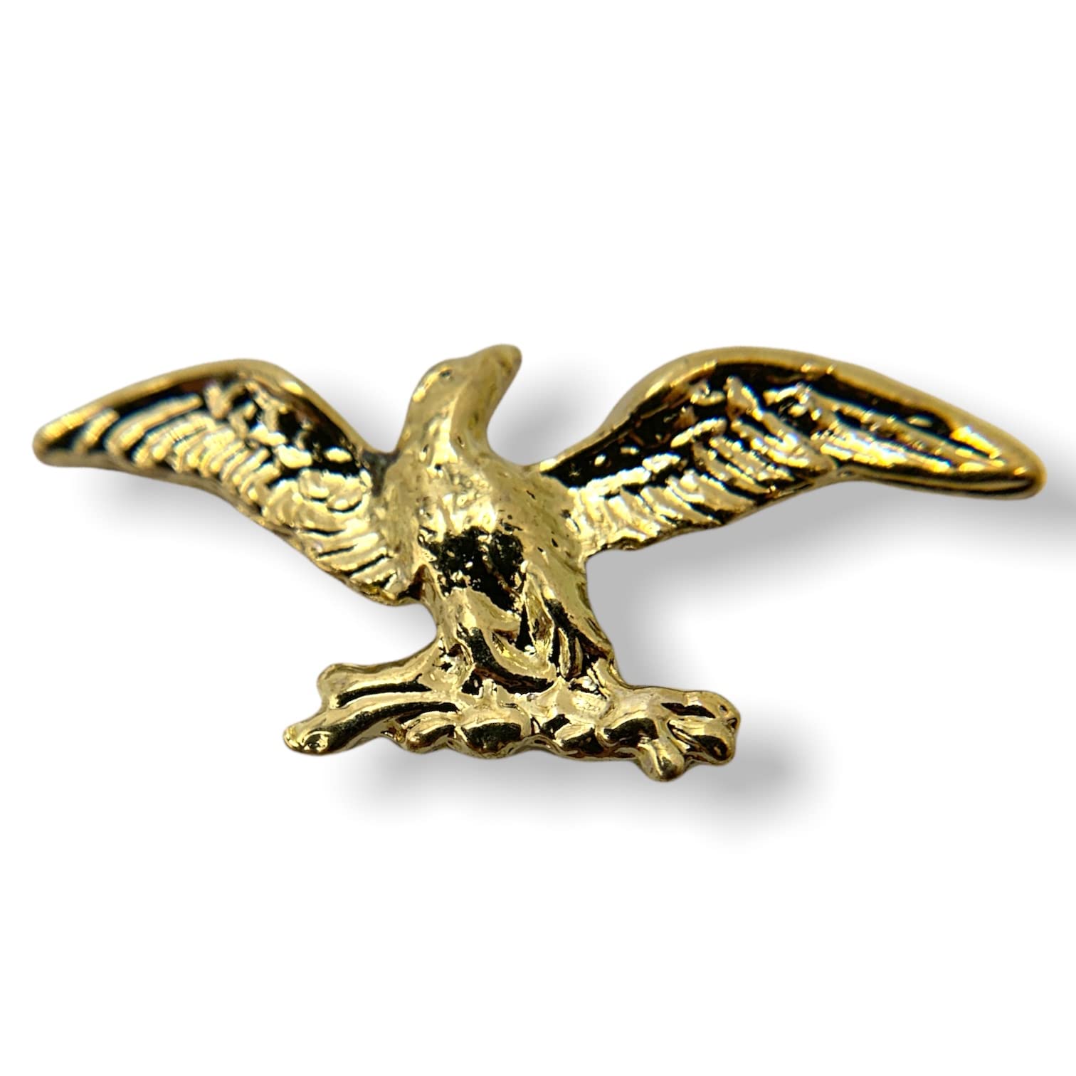 StockPins Gold Eagle Lapel Pin – Premium Handcrafted American Eagle Brooch for Men & Women | Perfect for Jackets, Hats, Backpacks & Formal Attire