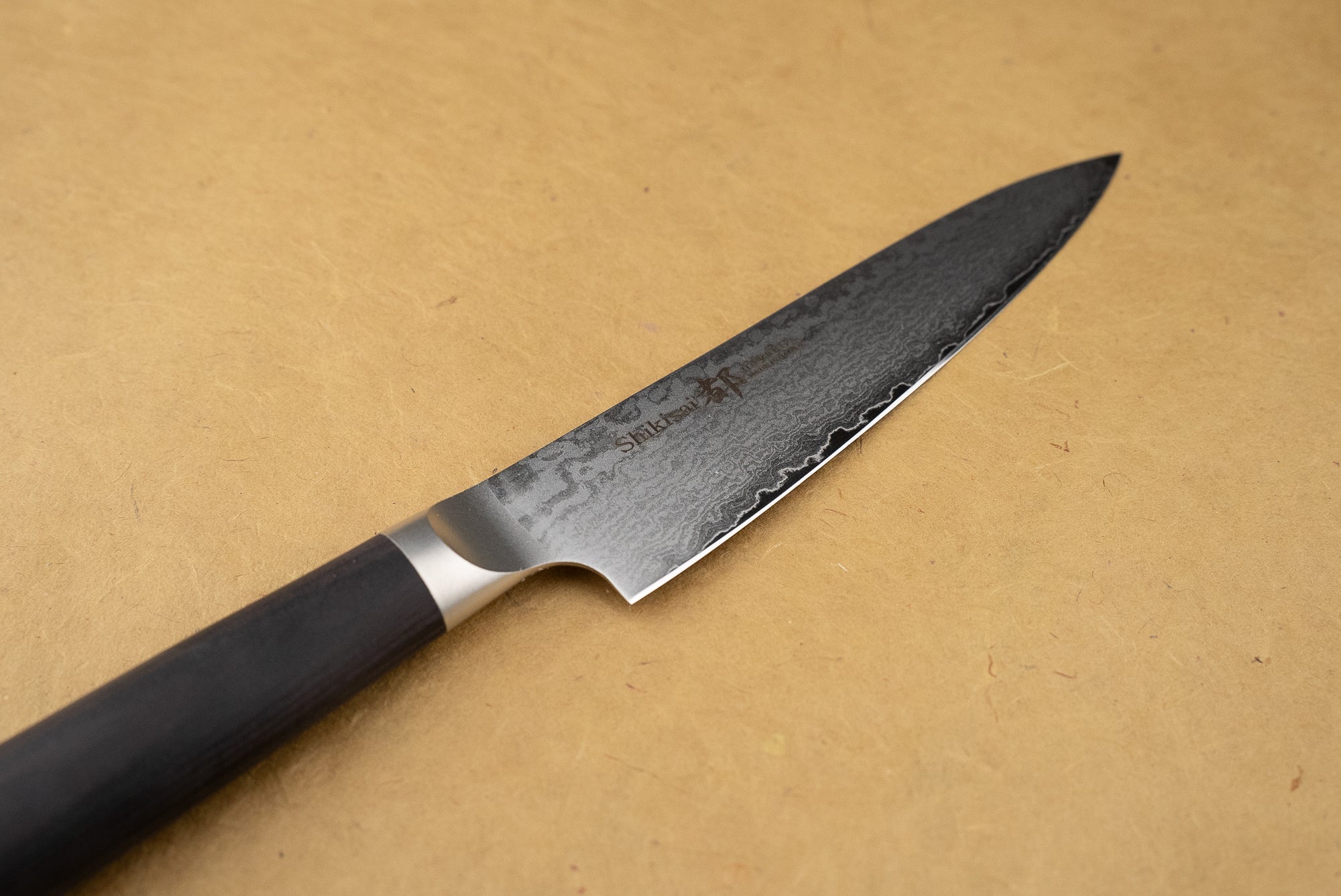 Shizu Hamono Shikisai Miyako 130mm Petty Knife - Japanese Stainless Steel Kitchen Knife for Precision Cutting, Slicing & Garnishing - Perfect for Chefs, Home Cooks & Fruit Carving