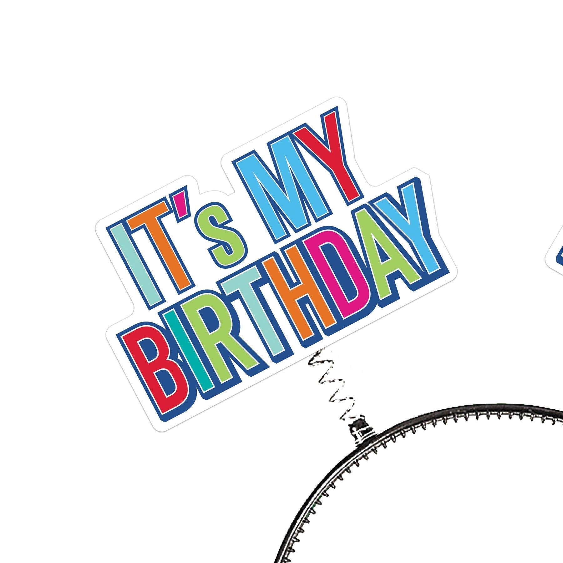 12 Pack Beistle It's My Birthday Party Boppers - Fun Foam Crown Headbands for Birthday Celebrations, Parties & Special Events - Perfect for Kids & Adults Birthday Bash Decorations