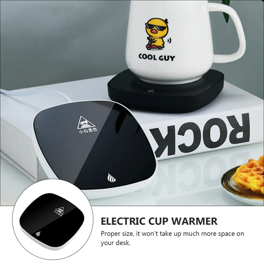 OSALADI 1-Pack USB Coffee Mug Warmer - Thermostatic Beverage Cup Heater for Home & Office - Compact Travel Cup Warmer for Tea, Coffee, Hot Chocolate - Perfect Gift for Coffee Lovers & Work Desks