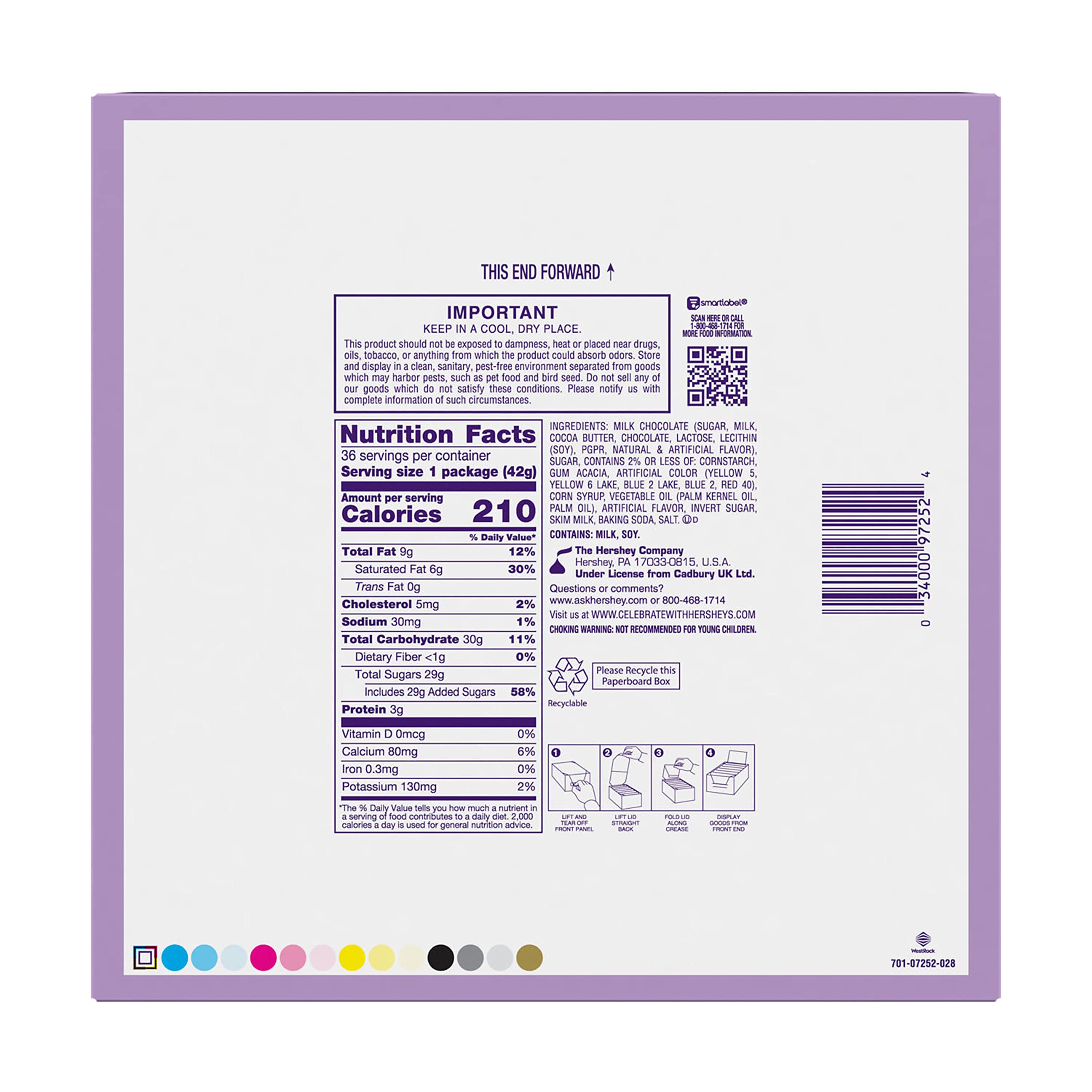 CADBURY MINI EGGS Milk Chocolate Easter Candy - 1.5oz (36 Count) - Perfect for Easter Baskets, Party Favors & Holiday Treats