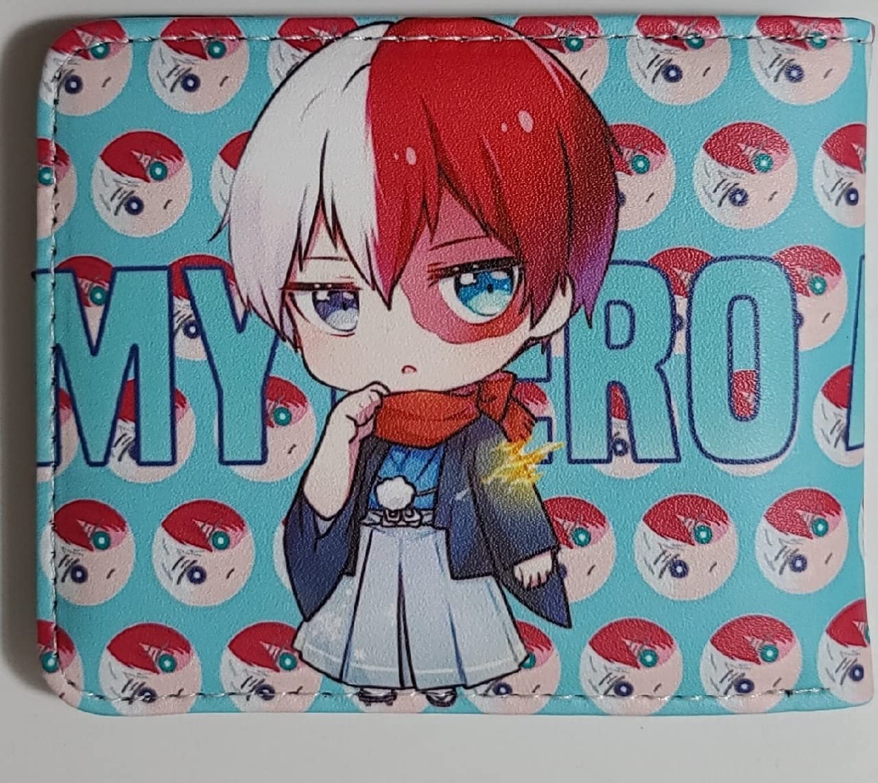 Re:ZERO Starting Life in Another World Anime Cosplay PU Leather Wallet - Stylish Cartoon Character Design (Todoroki Shoto from My Hero Academia) | Perfect for Anime Conventions, Cosplay Events & Everyday Use