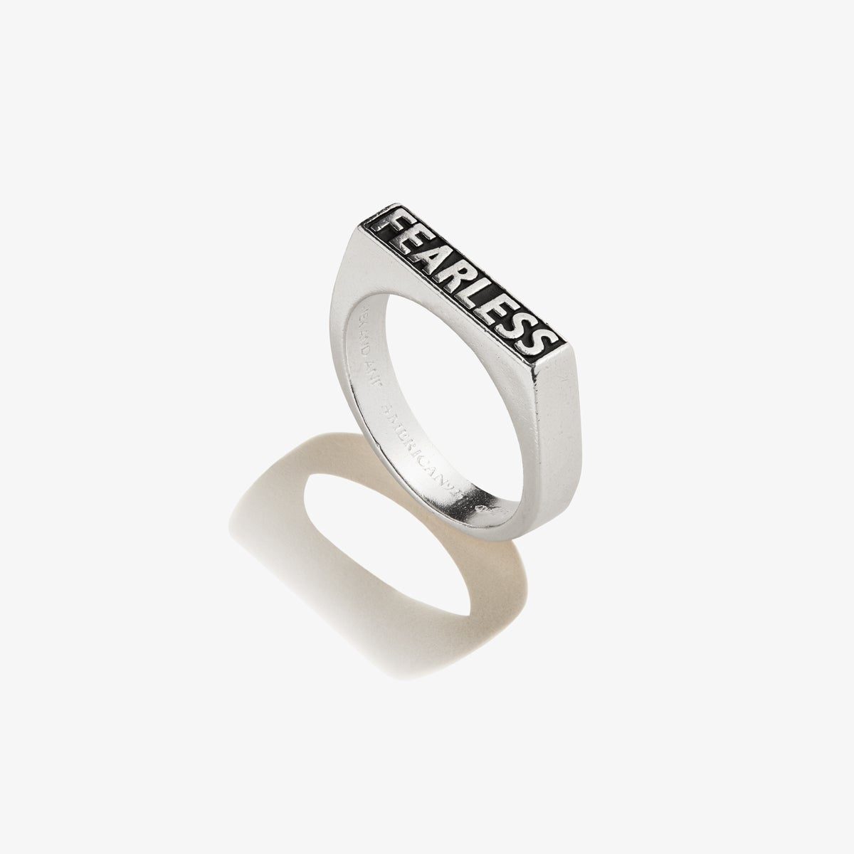 Fearless Signet Ring for Men & Women - Personalized Engraved Stainless Steel Jewelry - Perfect for Gifts, Weddings & Everyday Wear