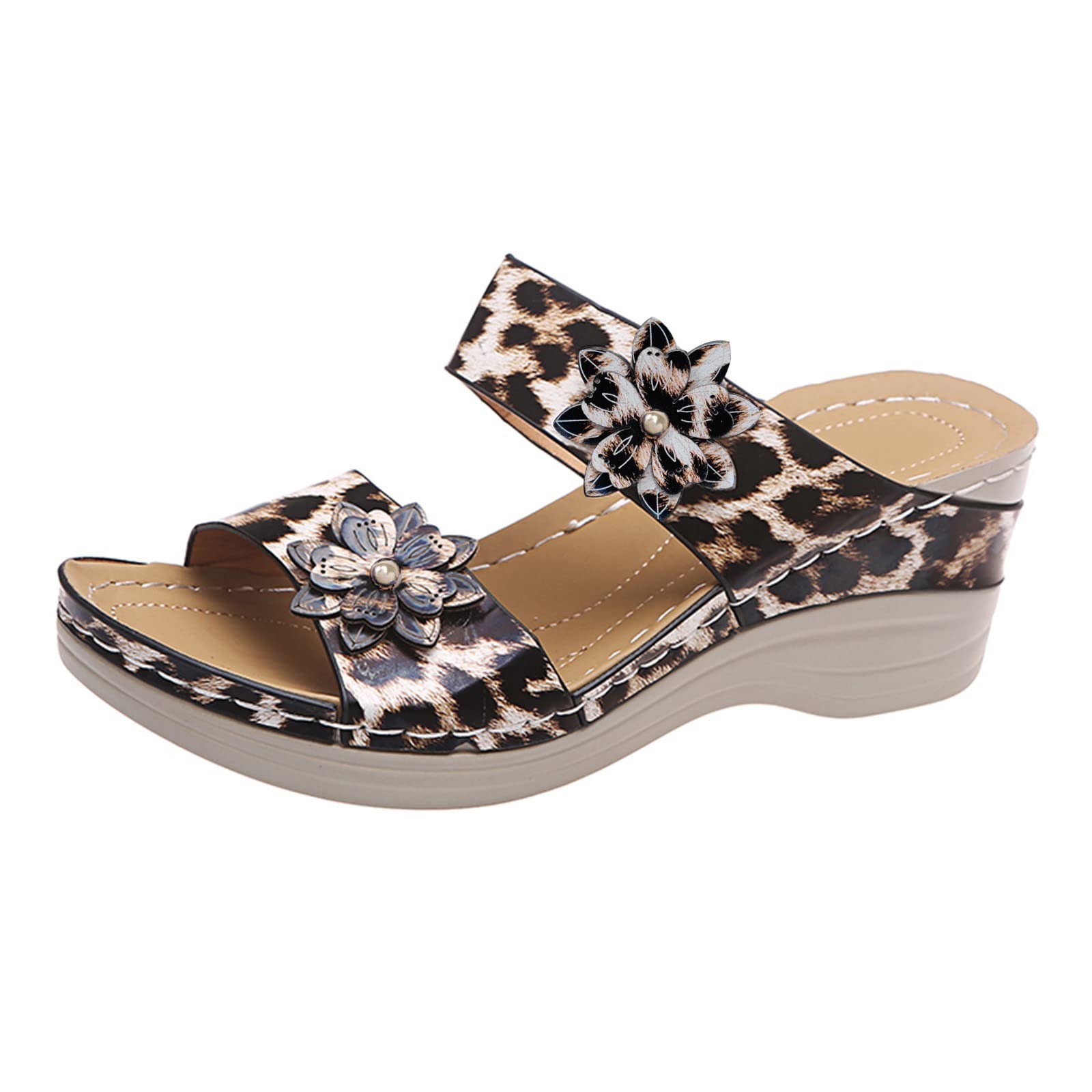 Women's Fashion Summer Wedge Sandals - Comfortable Peep Toe Casual Platform Shoes for Ladies | Perfect for Beach, Vacation & Everyday Wear
