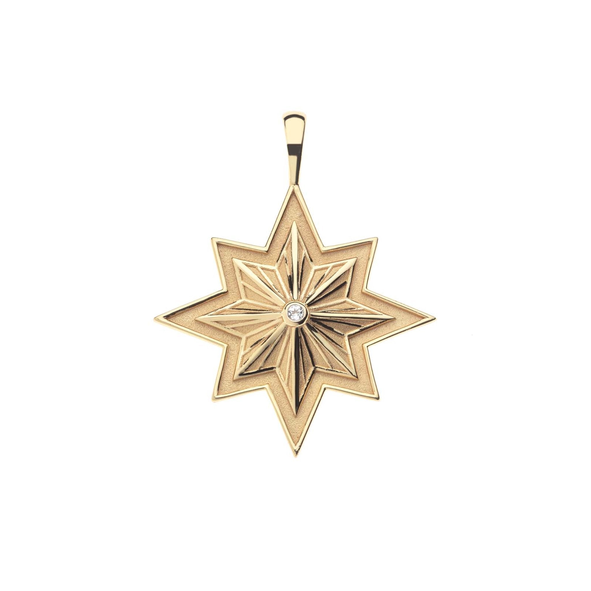 Jane Win LUCKY Wish On A Star Pendant Necklace - Sterling Silver Dainty Star Charm Jewelry for Women - Perfect for Birthday Gifts, Anniversary & Everyday Wear