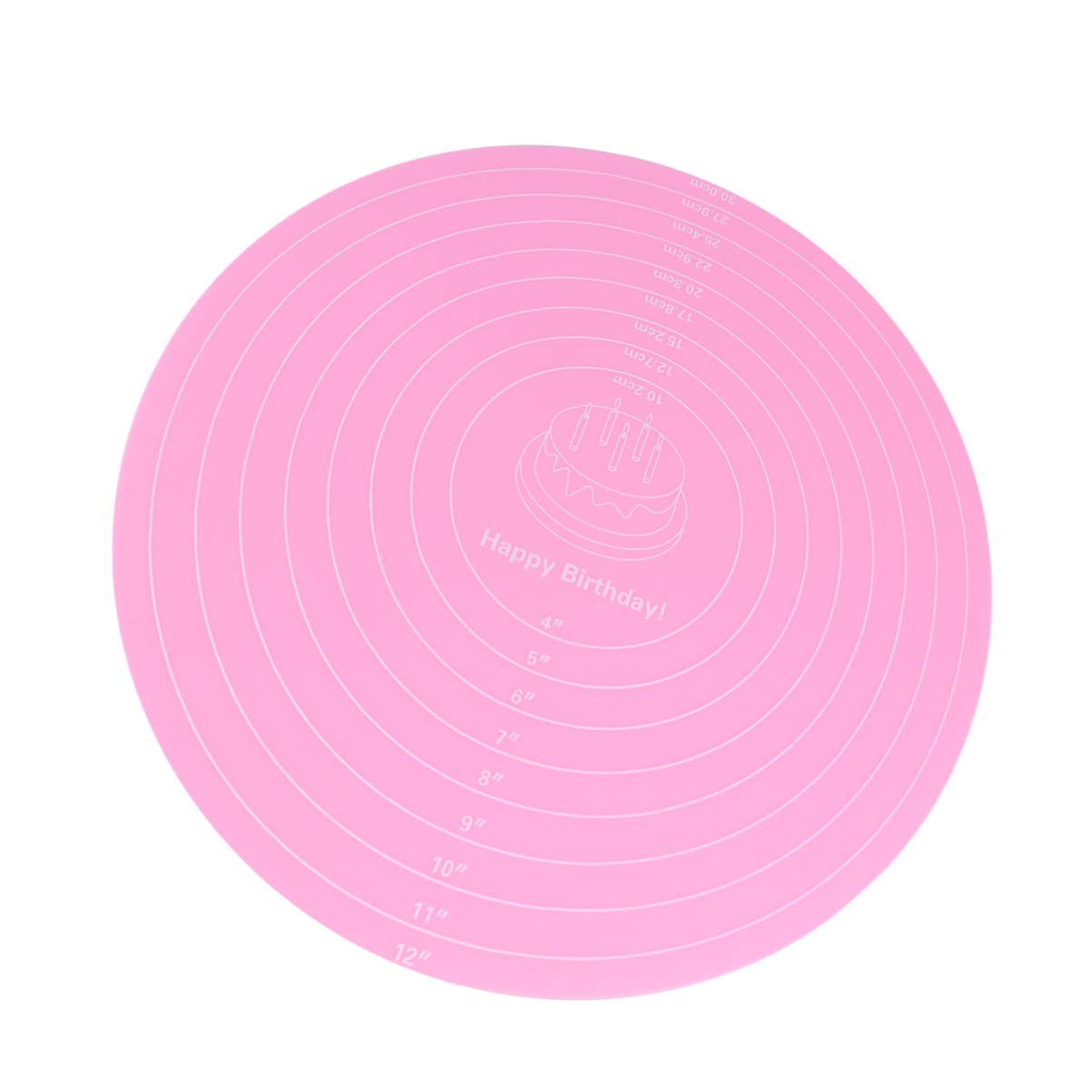 12 Inch Round Cake Baking Board - Sturdy Cake Display Base for Decorating, Serving & Display - Perfect for Cupcakes, Pastries & Dessert Presentation at Parties & Events