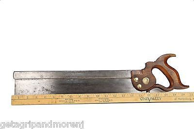Hammacher Schlemmer Premium 15-Inch Dovetail Backsaw - Professional Woodworking Hand Saw for Fine Joinery & Cabinet Making - Perfect for NYC Woodworkers & DIY Projects
