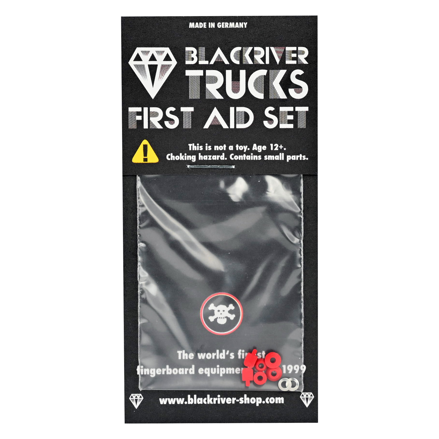 Blackriver First Aid Fingerboard Bushings Hard - Premium Replacement Bushings for Fingerboard Trucks - Perfect for Finger Skateboarding and Tech Deck Tricks