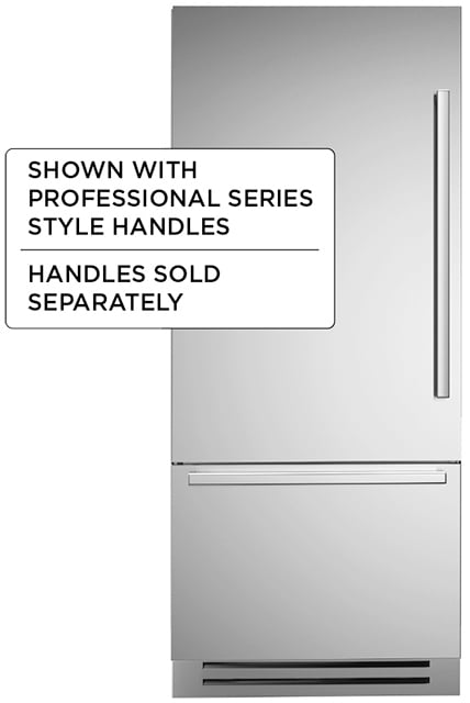 Bertazzoni REF36PIXL 36 Inch Built-In Refrigerator - Stainless Steel Left Swing Door for Modern Kitchen & Open Concept Living Spaces