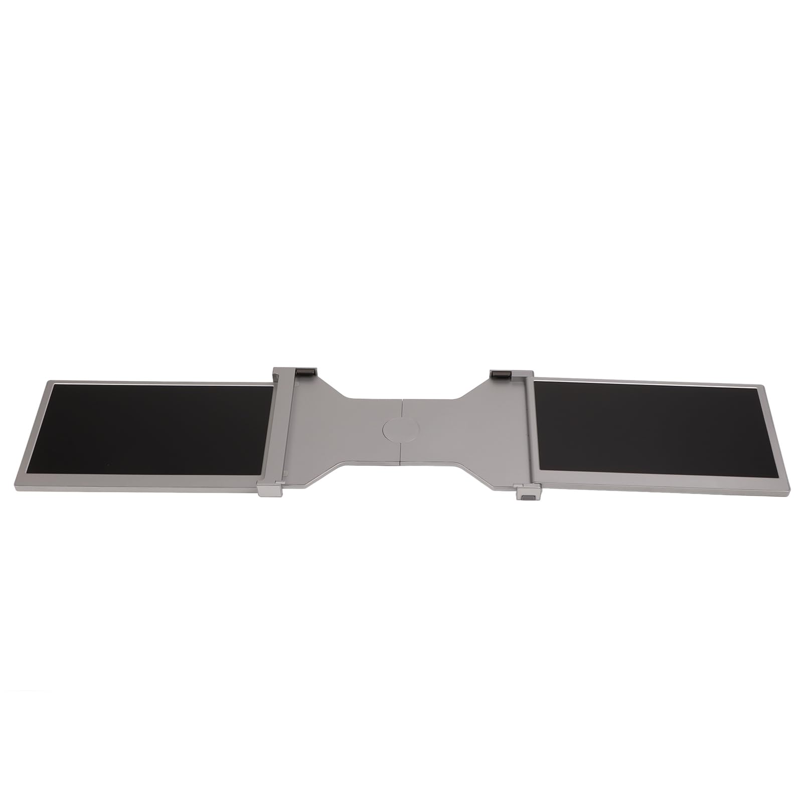 14in Triple Portable Monitor - HDR Laptop Extender with Retractable Stand | 1080P IPS Dual Screen Display for Switch, Chrome, Windows & Linux (Space Grey) | Perfect for Gaming, Coding & Multi-Tasking Workspaces