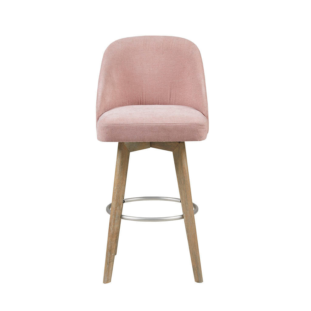 Swivel Counter Stool with Adjustable Height - Modern Bar Stools for Kitchen Island, Breakfast Nook & Home Bar - Comfortable 360-Degree Rotating Seat for Dining & Entertaining