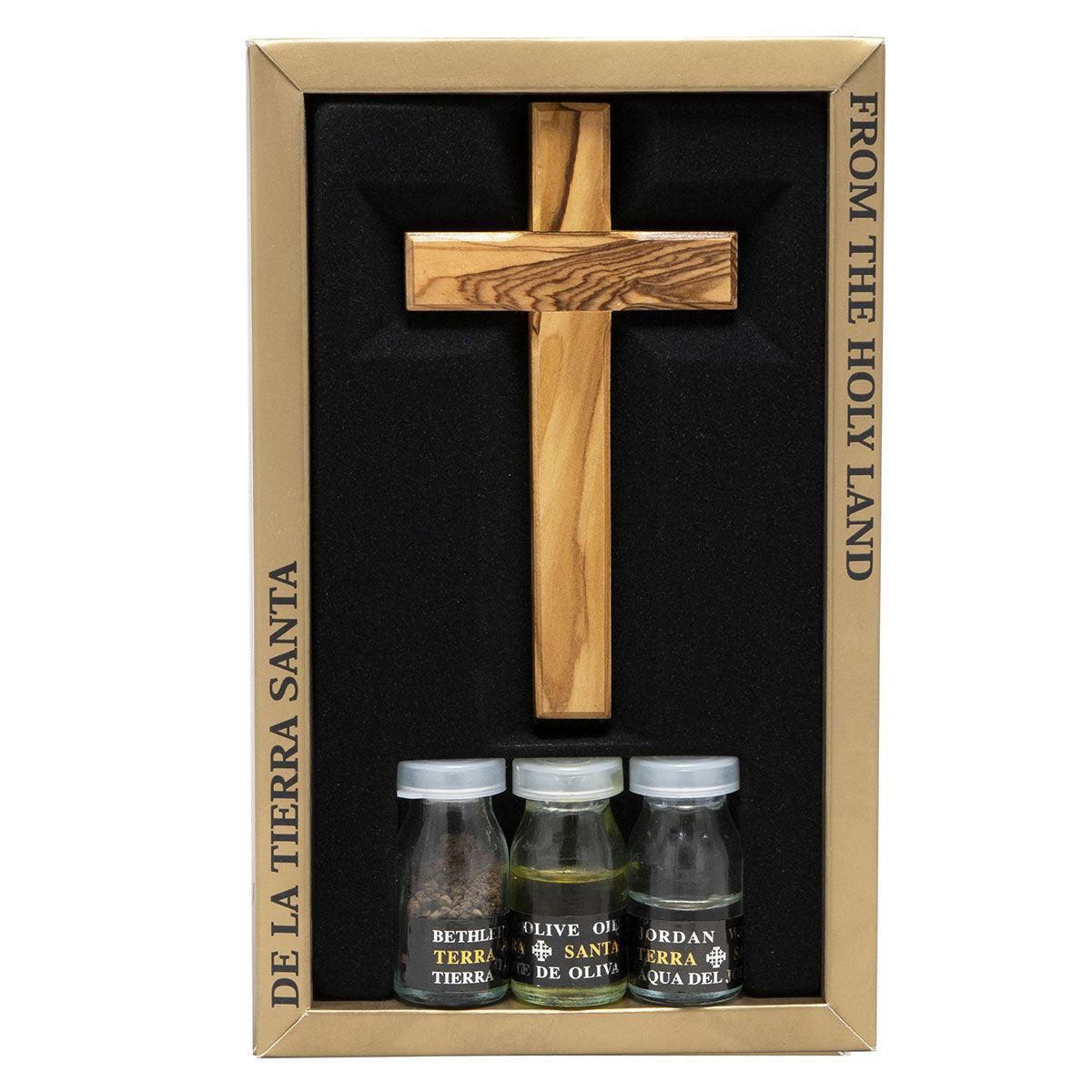 Authentic Holy Land Jerusalem Home Blessing Set - 4-Piece Spiritual Gift for Housewarming, Prayer & Protection | Perfect for Christian Decor & Religious Ceremonies