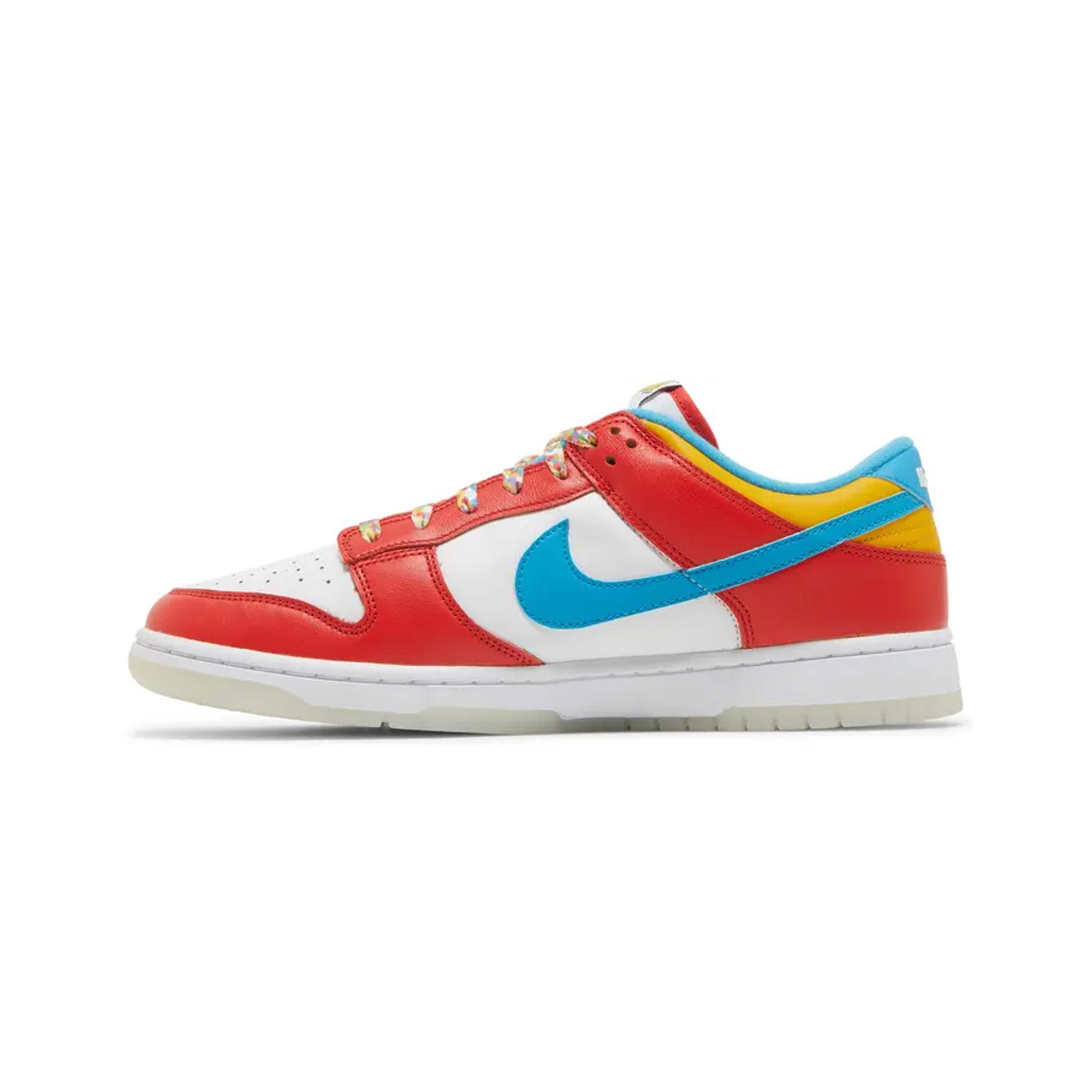 Nike Dunk Low QS x LeBron James 'Fruity Pebbles' Sneakers (2022) - Limited Edition Basketball Shoes for Casual Wear & Street Fashion