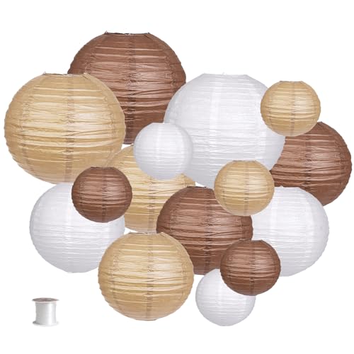 Brown/White/Tan