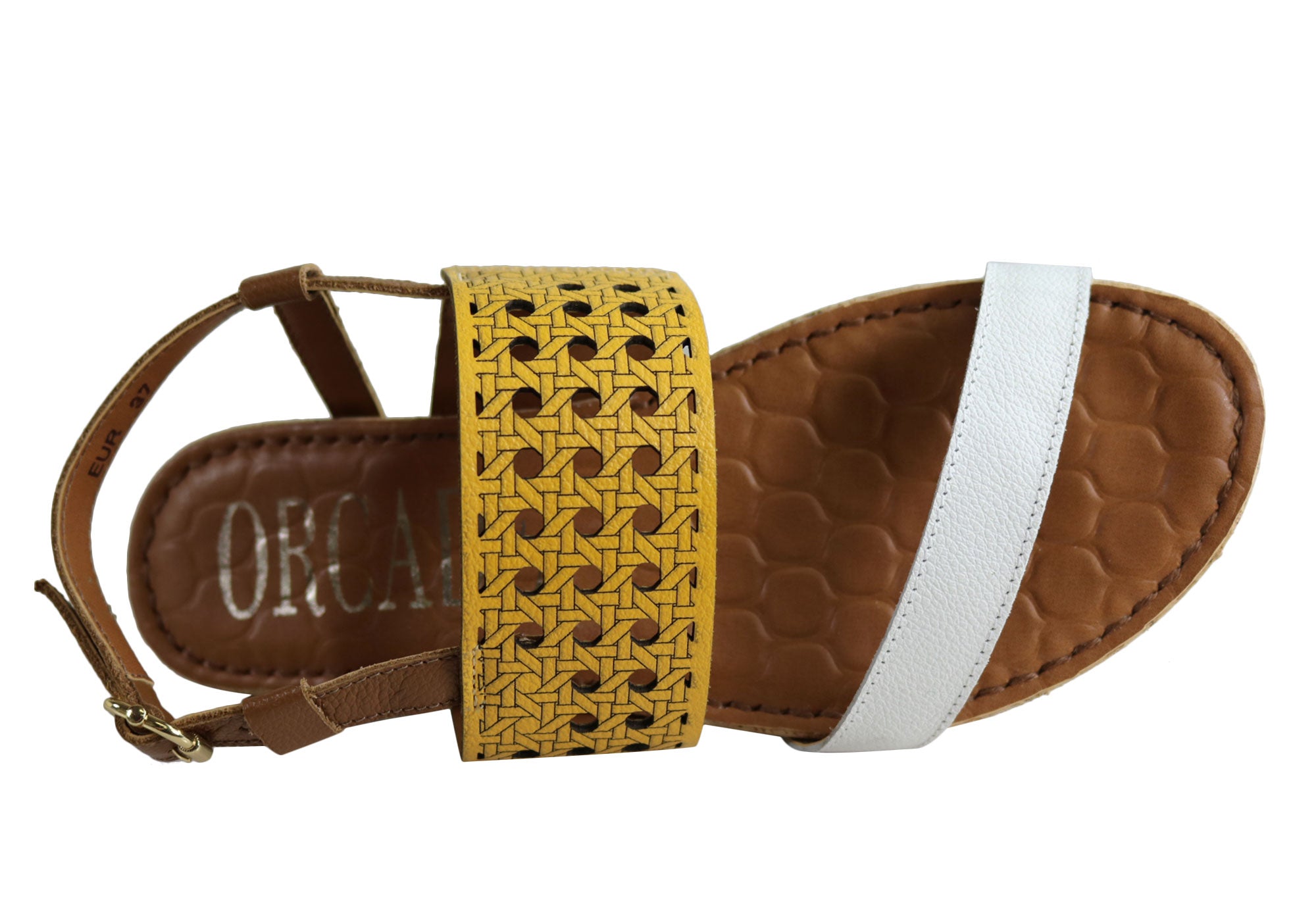 Orcade Gismo Women's Comfortable Leather Sandals - Handmade in Brazil - Perfect for Beach, Vacation & Summer Outfits