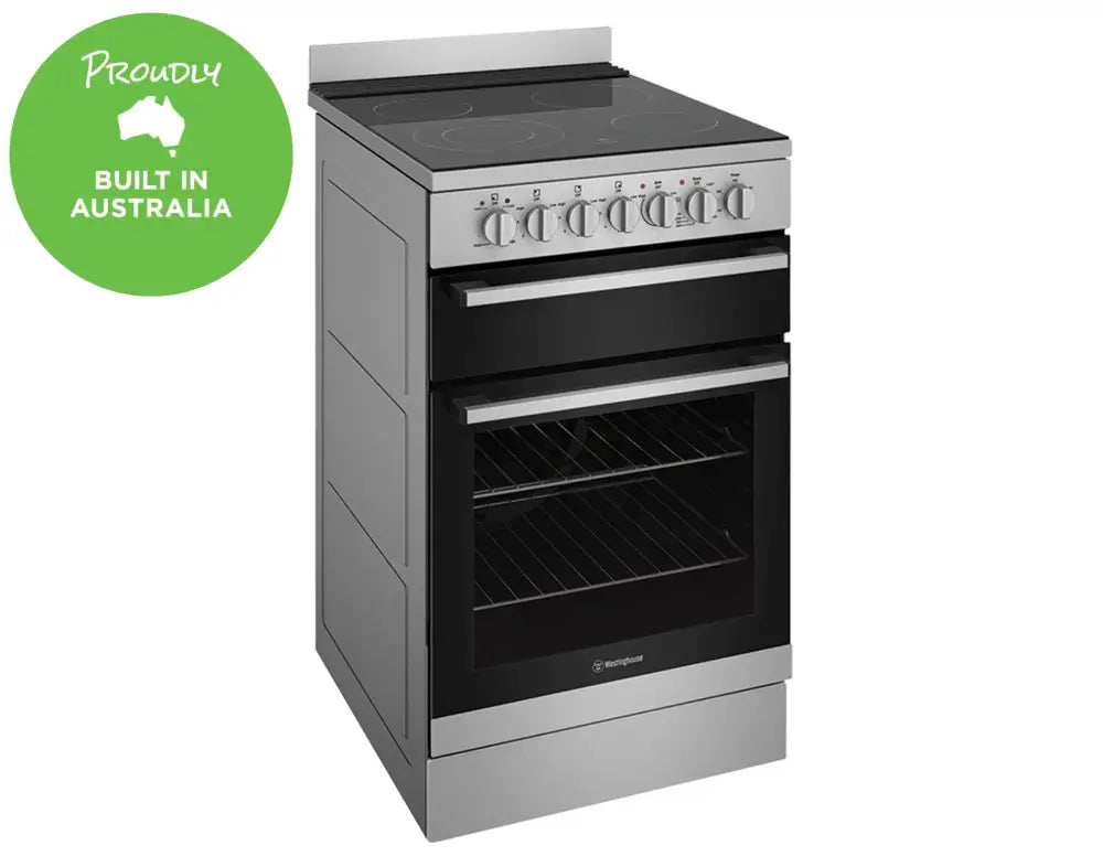 Westinghouse WFE542SC 54cm Electric Oven with Ceramic Hob - Built-in Kitchen Appliance for Baking, Roasting & Cooking | Perfect for Home & Small Restaurants
