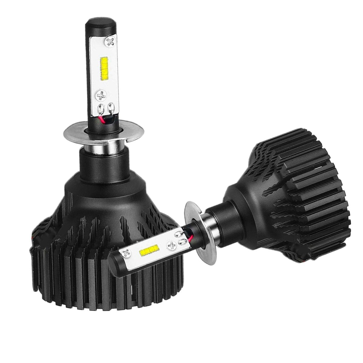 H1 LED Headlight Bulbs 6500K Xenon White - Super Bright Fog Lights for Cars & Trucks - Perfect for Night Driving & Bad Weather Conditions